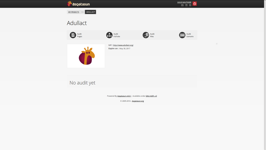 Screenshot name : 1465899317_Screenshot_Asqatasun_acceuil.png